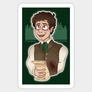 Thomas Thorne Portrait - BBC Ghosts Sticker